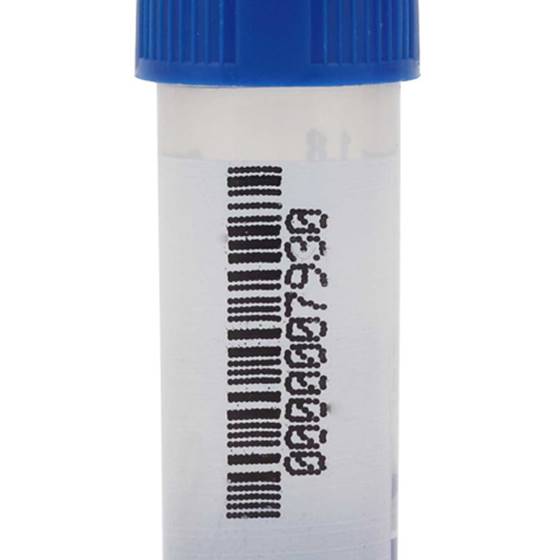 [291804] Cryobank with barcode - blue, 80 Cryotubes