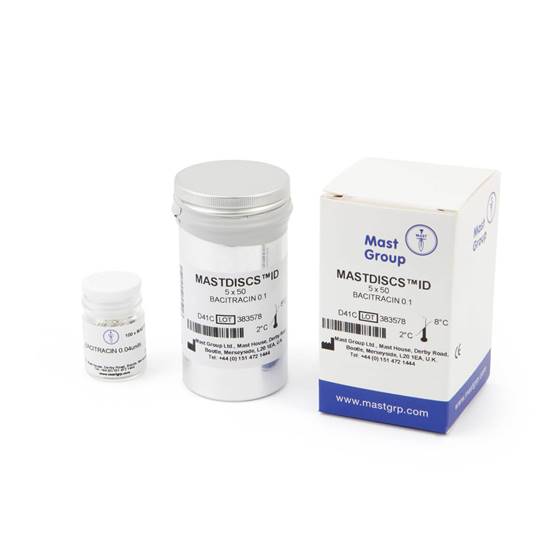 [171016] Bacitracin 0,04 IE (D40C), 5 × 50