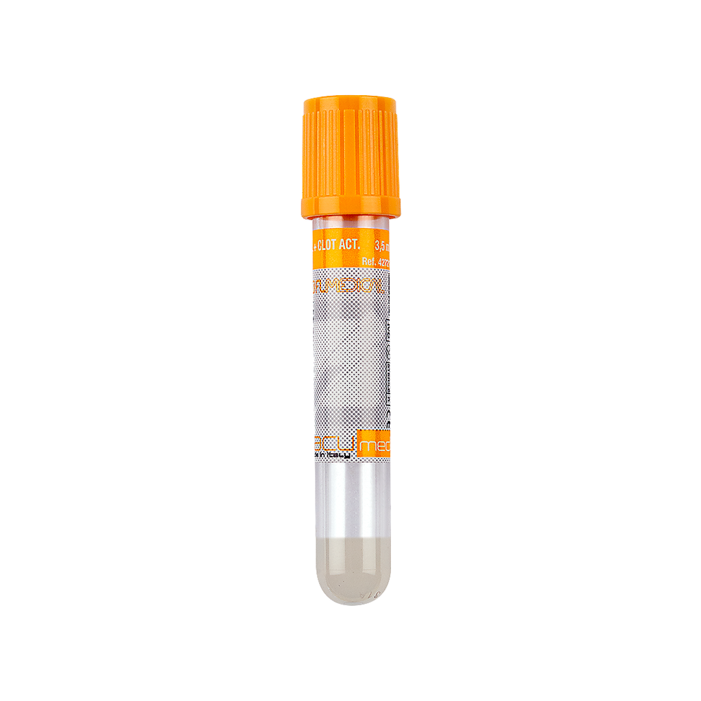[43726] Vacumed® blood collection tube with gel separator and clot activator, 5 mL