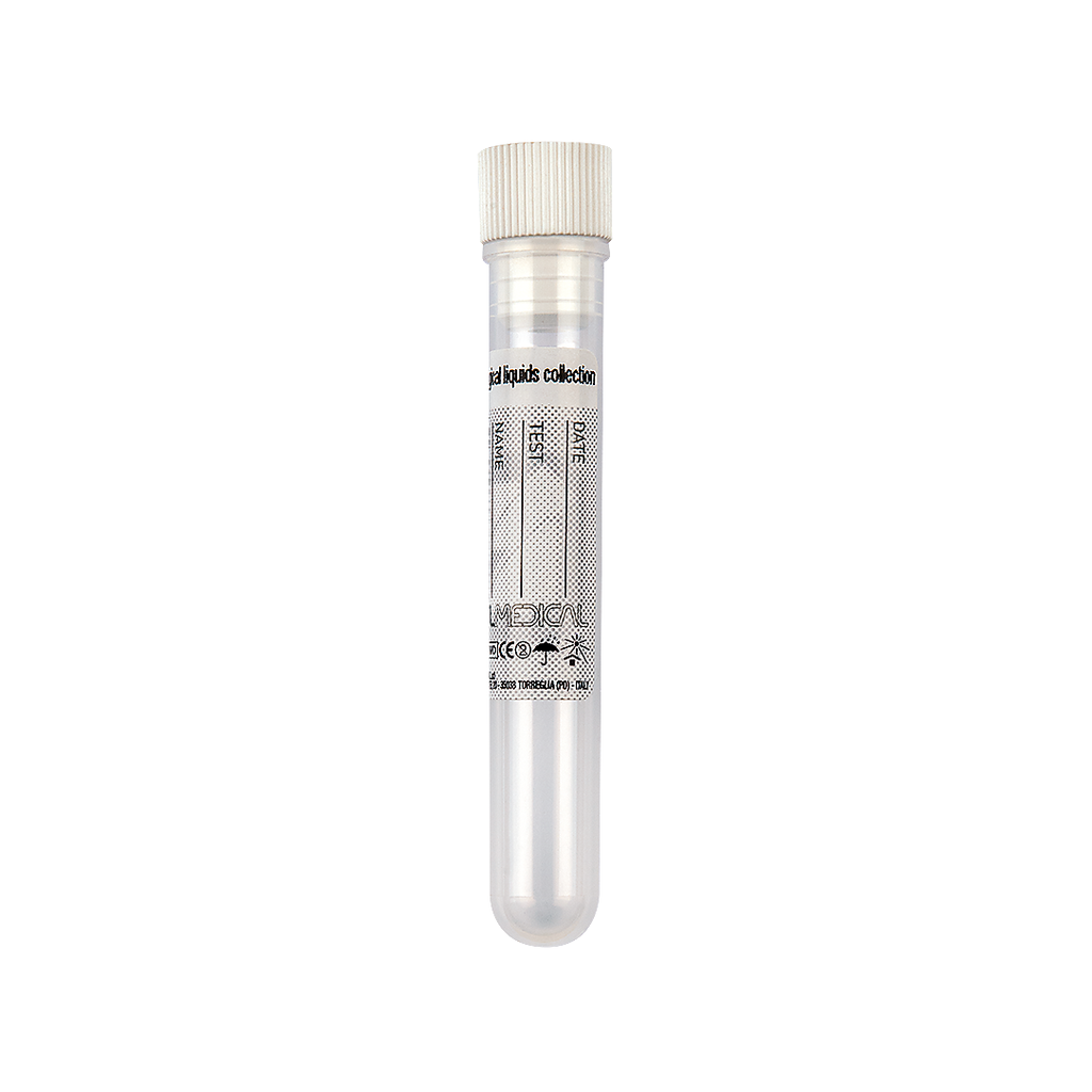 [21204] Polypropylene test tube, 10 mL, 16 × 100 mm, cylindrical, bulk