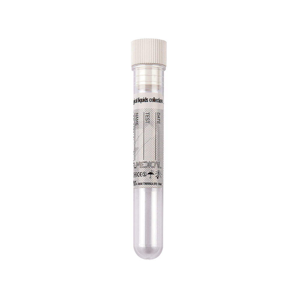 [21211] Polistireno mėgintuvėlis, 5 ml, 12 × 86 mm, cilindrinis, be pakuotės [21211]