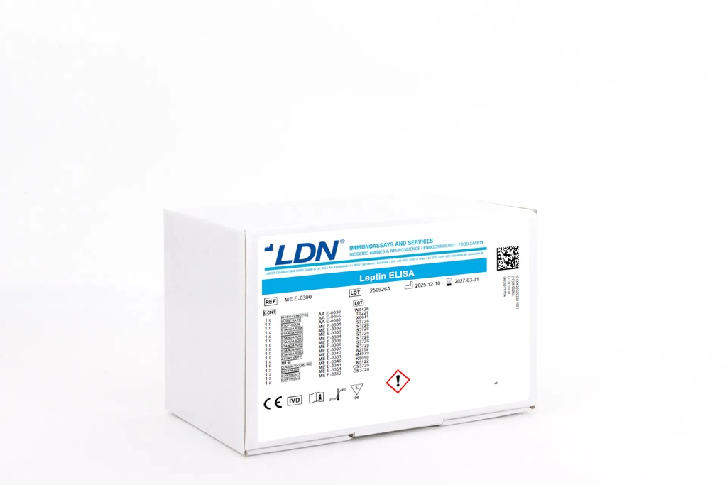 [ME E-0300] Leptin ELISA, 96 determinations