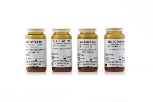 [210220] Burkholderia cepacia Selectatab (MS 22), 25 x 100 mL