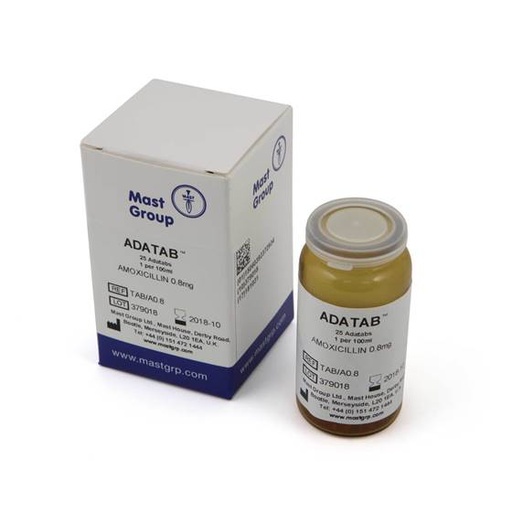 [250155] Adatab Augmentan TAB/AUG3.2, 25 tablets for 100 mL each